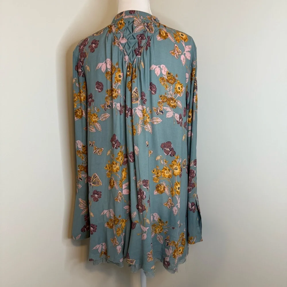 Free People Floral Boho Tunic Top/Dress – Size Small (Like New) - Picture 6 of 7